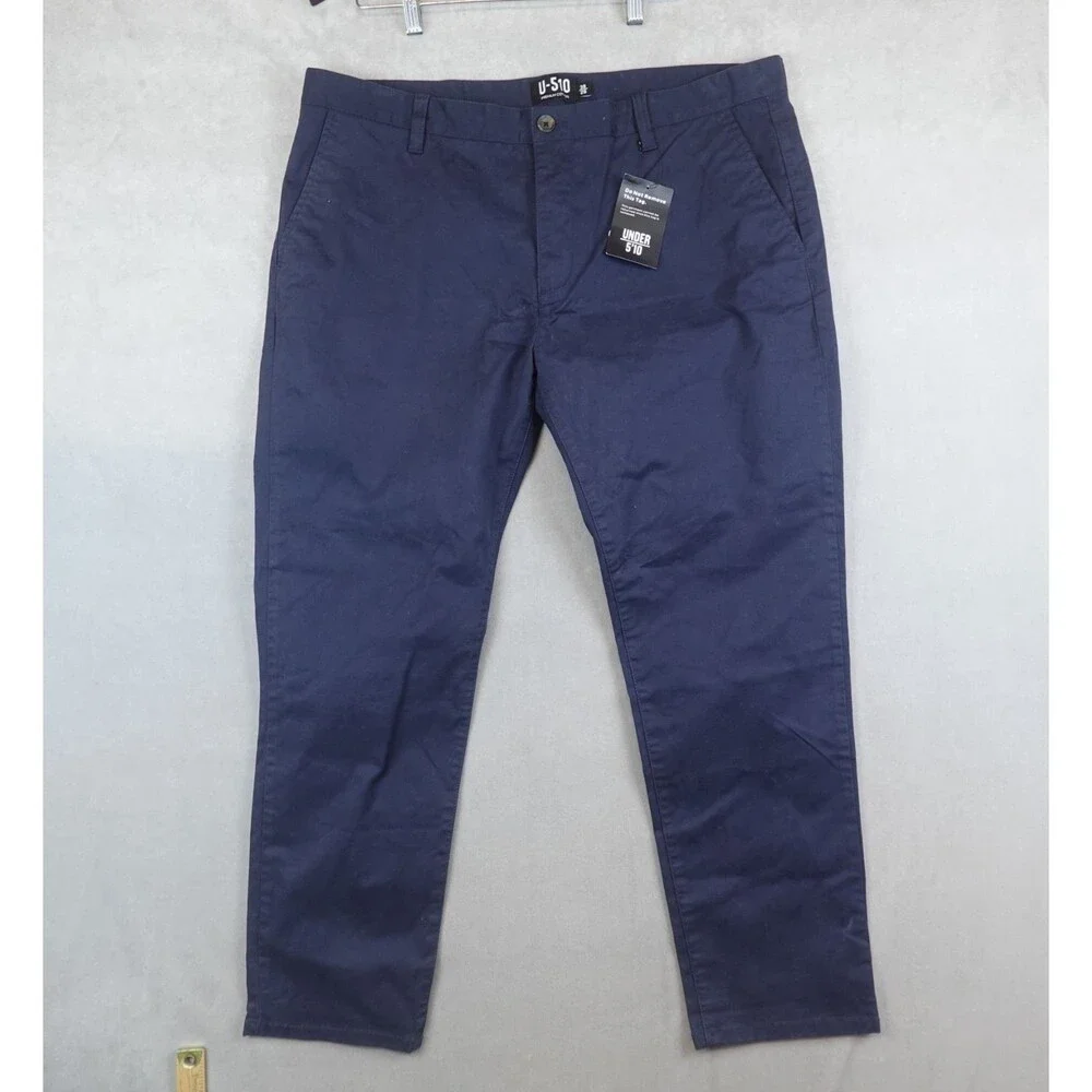 NWT Under 510 U-510 Core Stretch Chino Pants Tapered Navy Premium 38x28